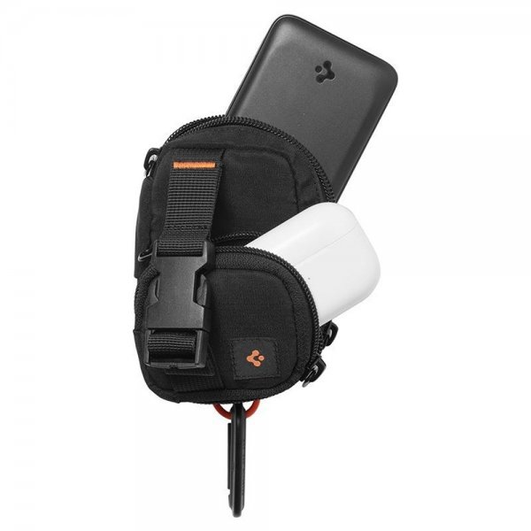 Spigen MagSafe Väska Portable Organizer Pouch Snap Zip MagFit Svart