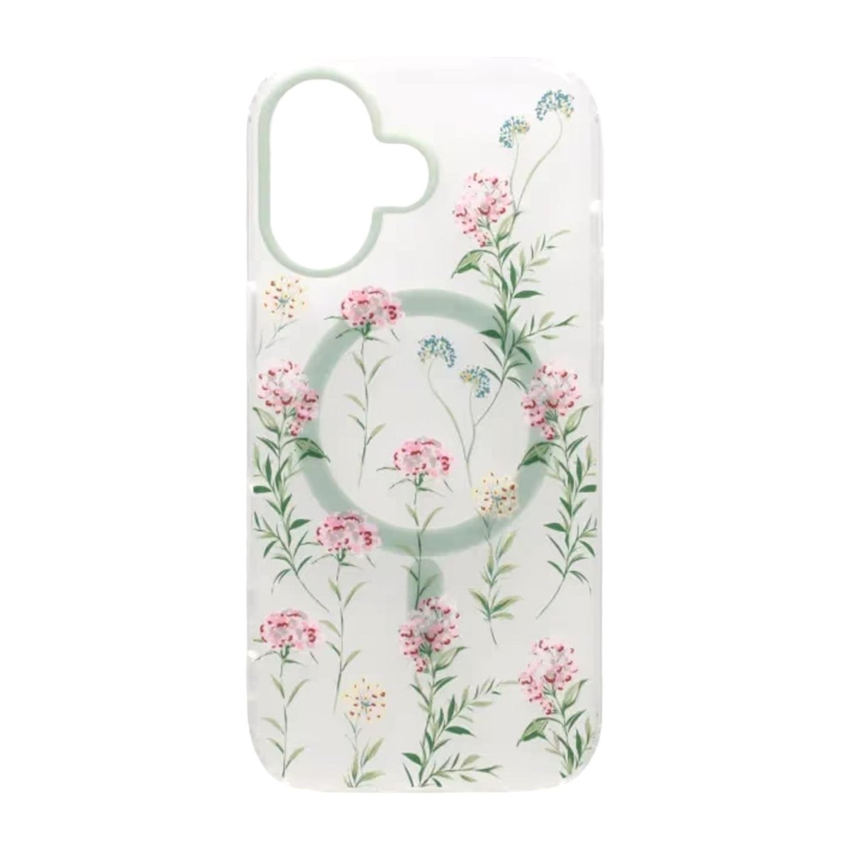 iPhone 17 Skal Floral Matte MagSafe Grön