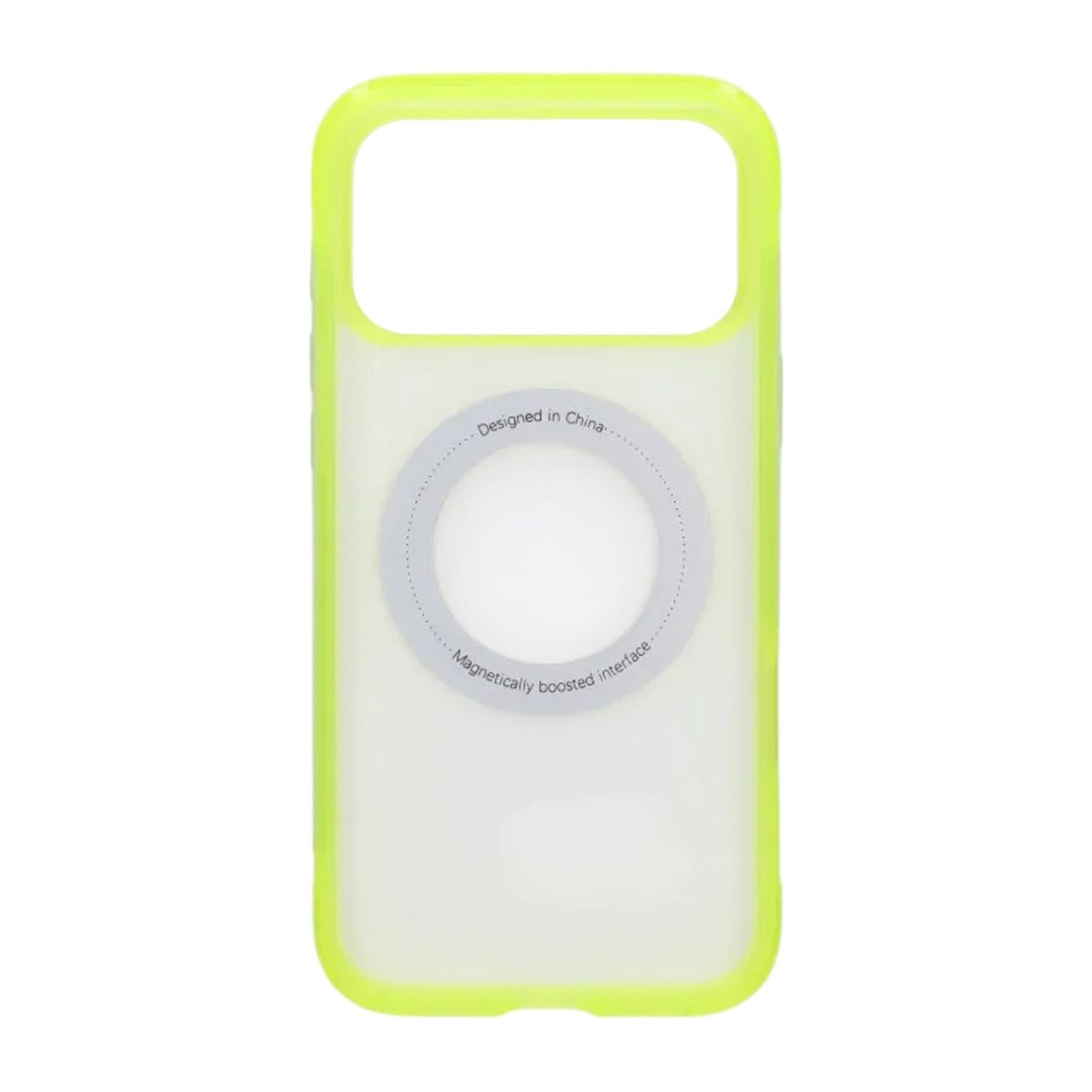 iPhone 17 Pro/iPhone 18 Pro Skal Matt Ringstativ MagSafe Gul