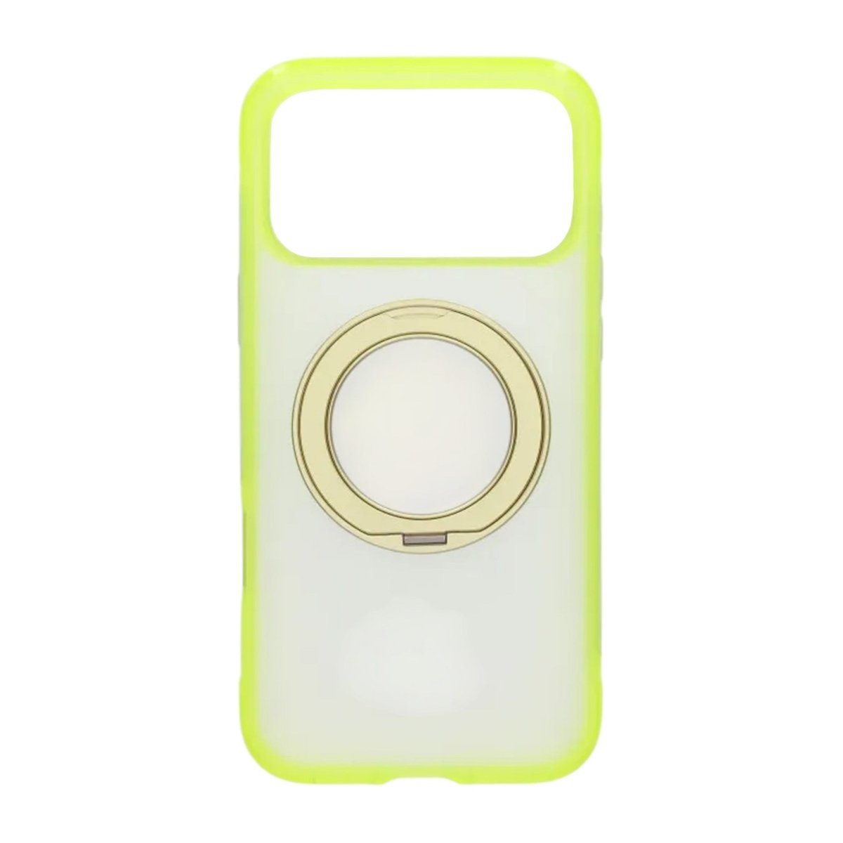 iPhone 17 Pro/iPhone 18 Pro Skal Matt Ringstativ MagSafe Gul