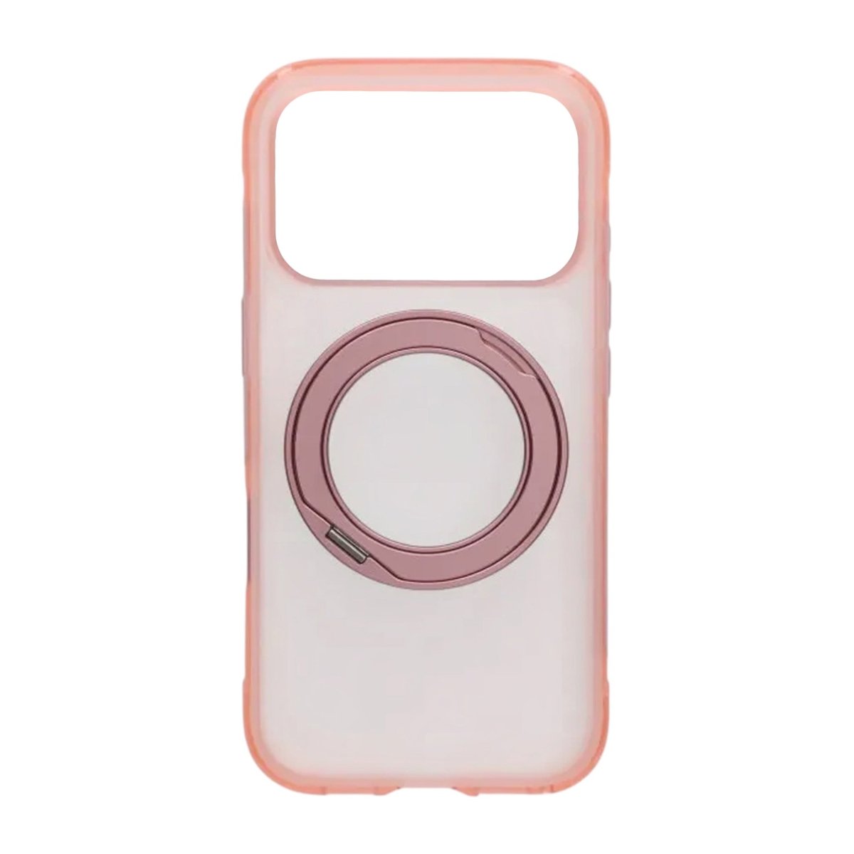 iPhone 17 Pro/iPhone 18 Pro Skal Matt Ringstativ MagSafe Rosa