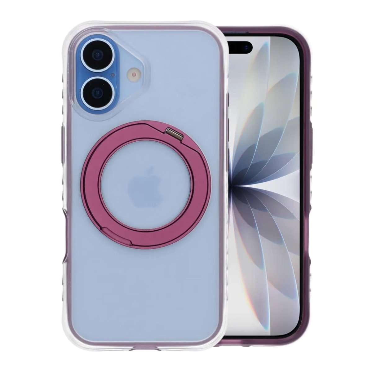 iPhone 17 Skal MagSafe Ringstativ Lila
