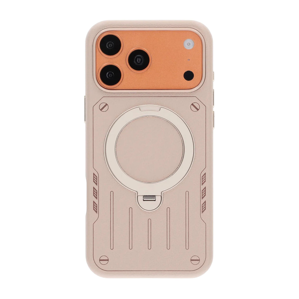 iPhone 17 Pro Max/iPhone 18 Pro Max Skal Mecha MagSafe-stativ Vit