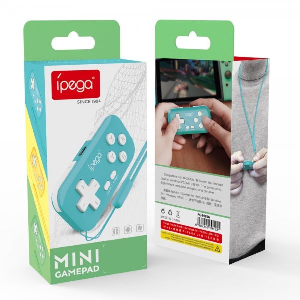Ipega Mini Spelkontroll till Android/Nintendo Switch/PC Grön