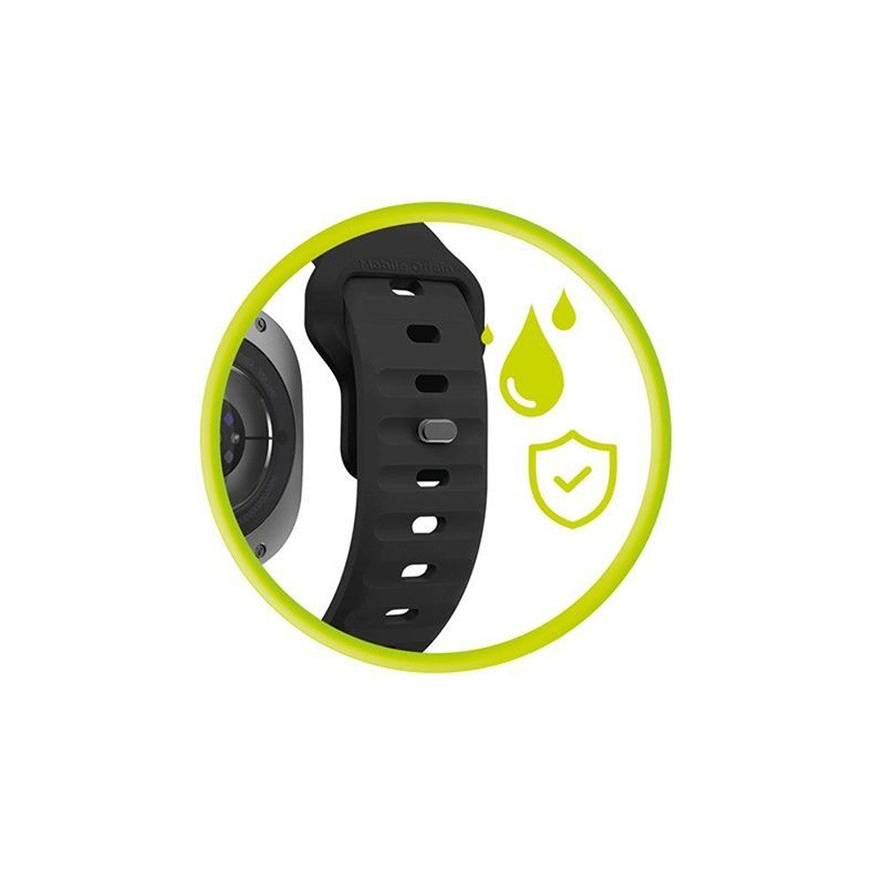 Mobile Origin Samsung Galaxy Watch Ultra 47mm Armband Easy Strap Silicone Svart