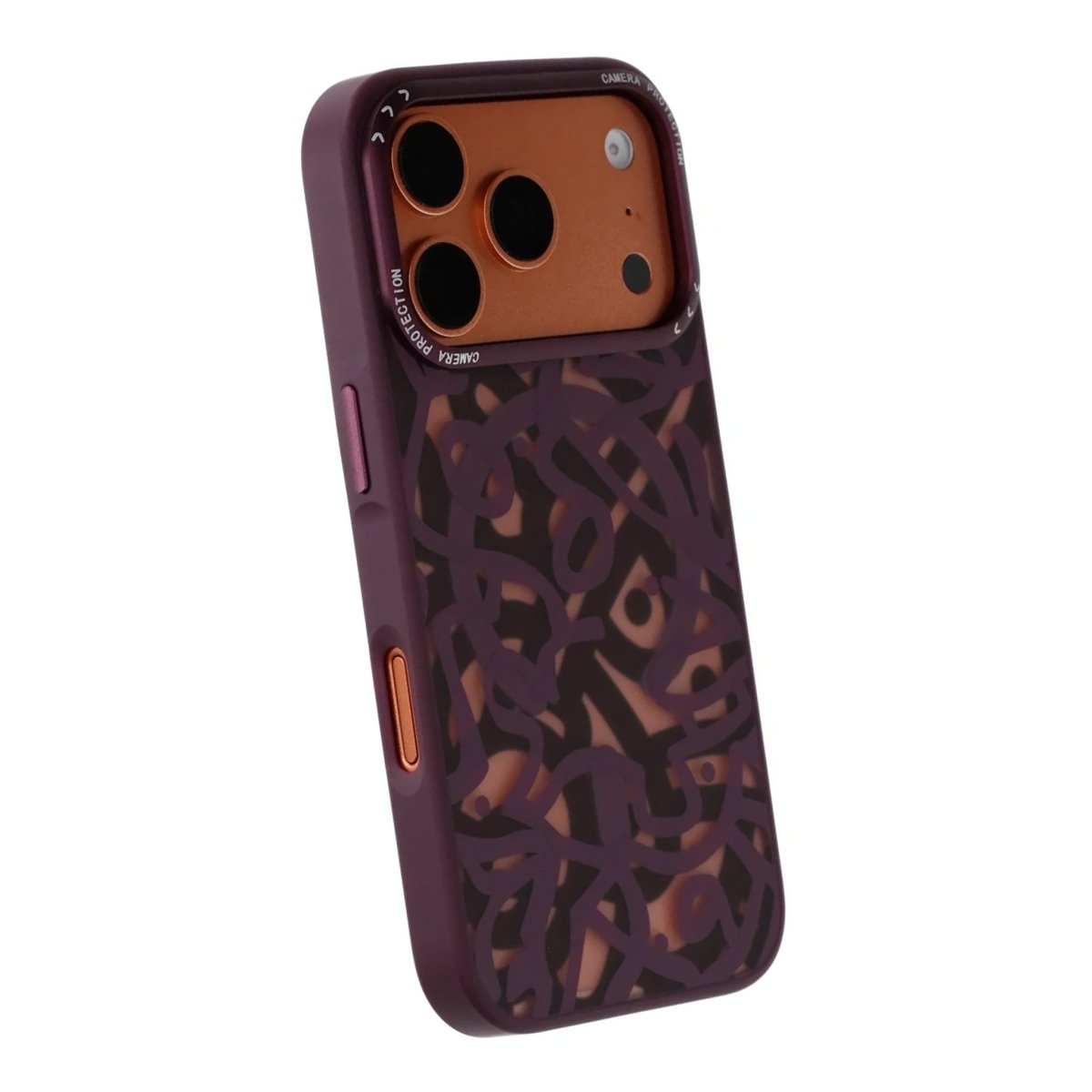 iPhone 17 Pro Max Skal Graffiti MagSafe Lila