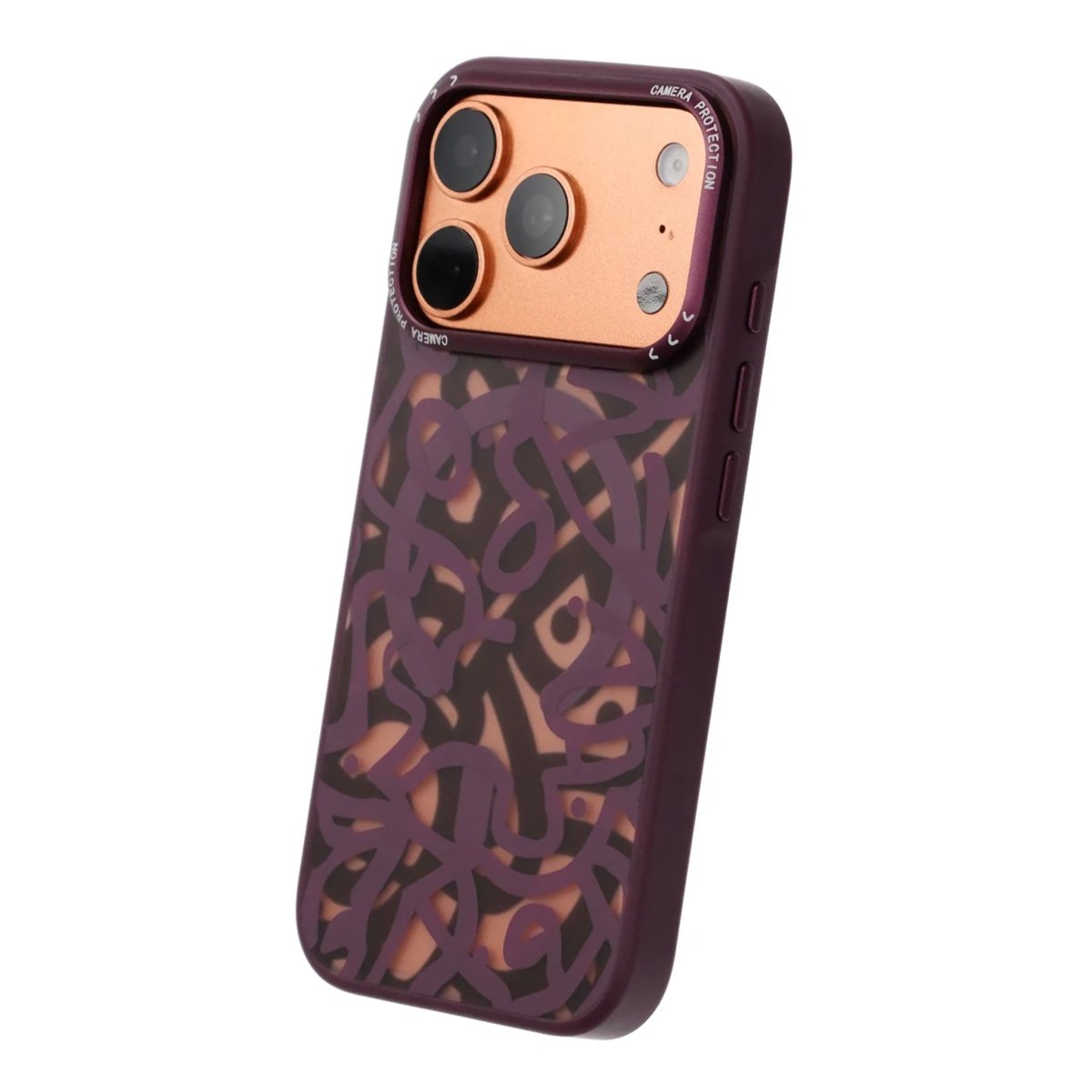 iPhone 17 Pro Max Skal Graffiti MagSafe Lila
