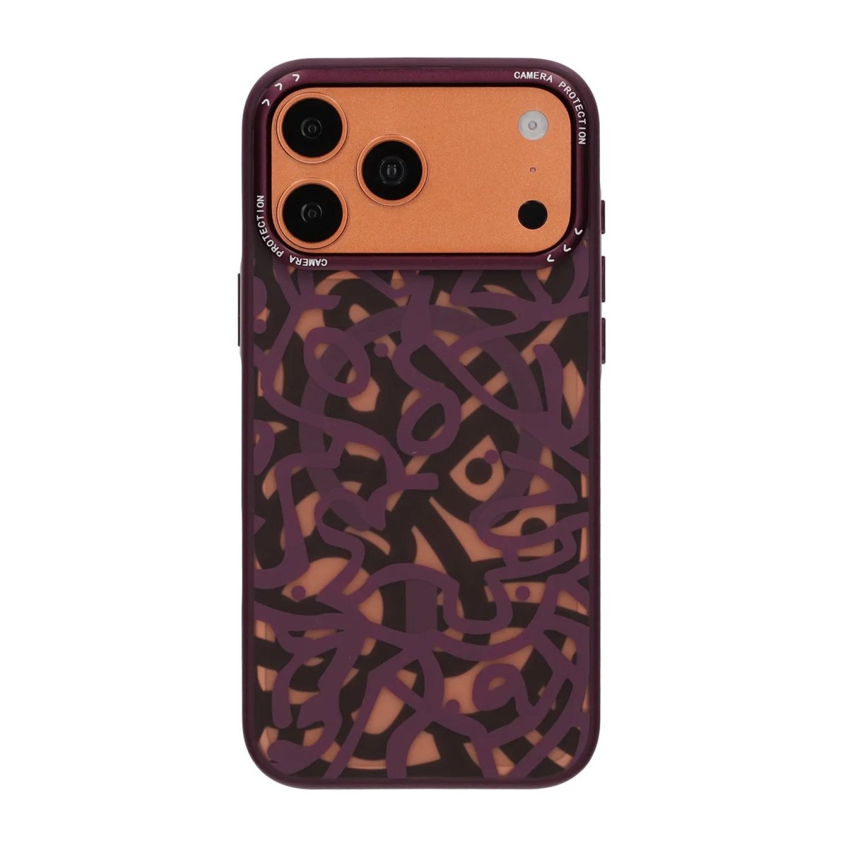 iPhone 17 Pro Max Skal Graffiti MagSafe Lila