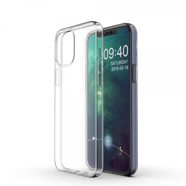 iPhone 12/iPhone 12 Pro Skal Stöttålig TPU Transparent