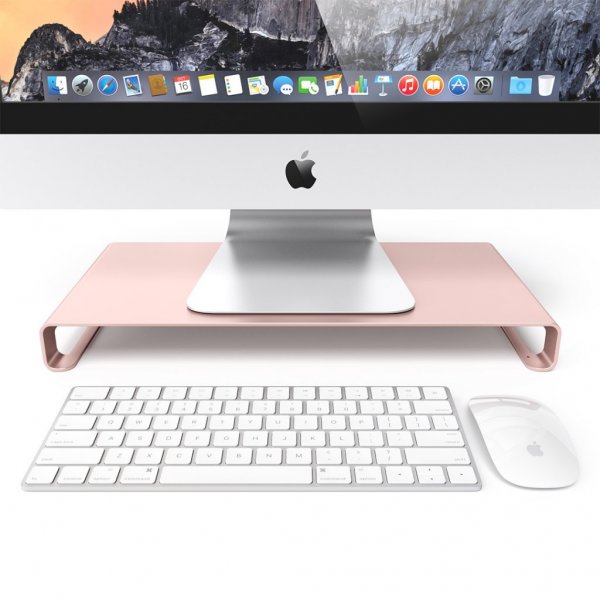 Satechi Aluminum Slim Monitor Stand Grå