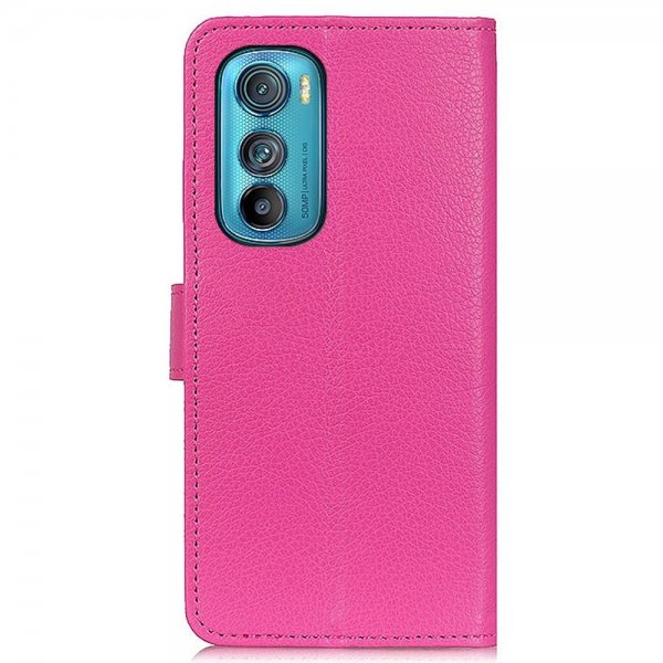 Motorola Edge 30 Fodral Kortfack Magenta