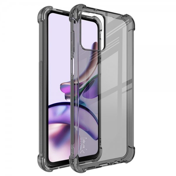 Imak Motorola Moto G53 5G Skal Airbag Transparent Svart