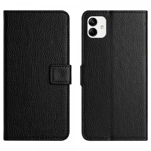 Motorola Moto G54 Fodral Litchi Svart