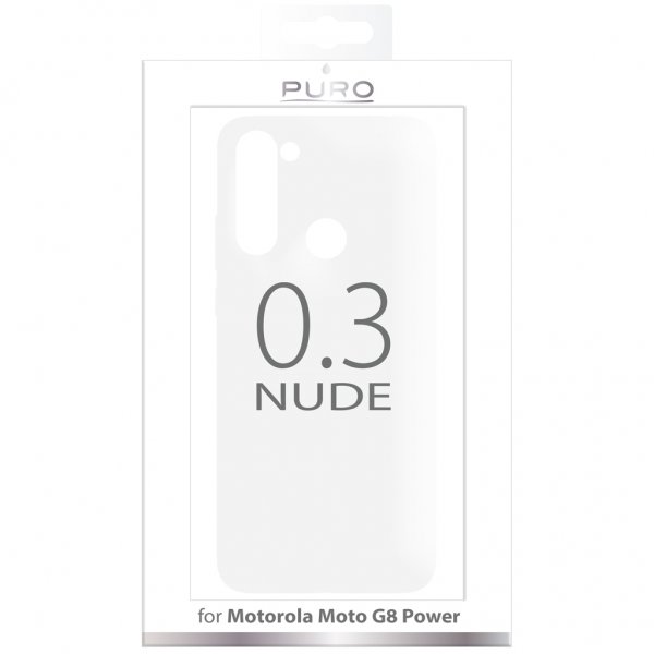 Puro Motorola Moto G8 Power Skal Nude Transparent