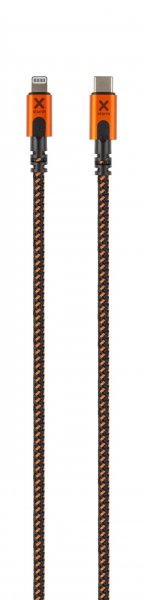 Xtorm Xtreme USB-C to Lightning Kabel 1.5m Svart Orange