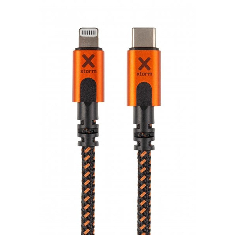 Xtorm Xtreme USB-C to Lightning Kabel 1.5m Svart Orange