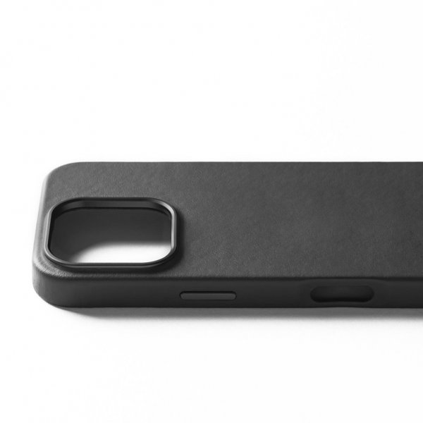 Mujjo iPhone 16 Skal Full Leather Case Svart