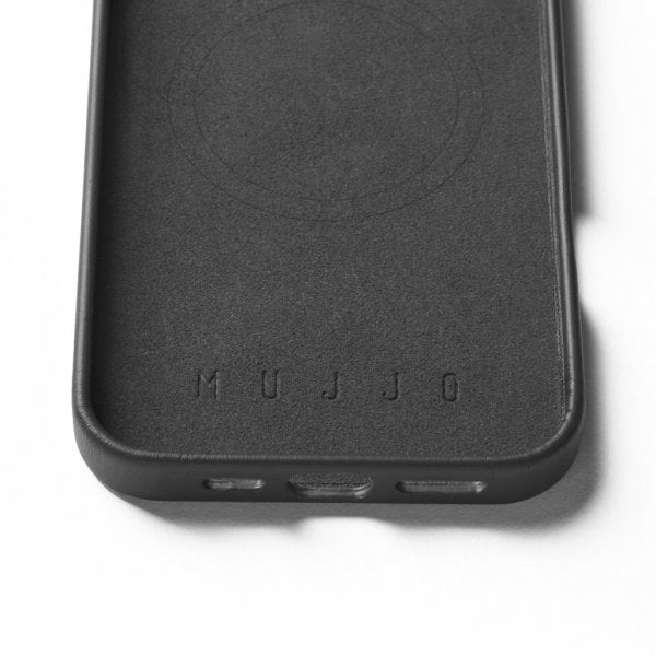 Mujjo iPhone 16 Pro Max Skal Full Leather Case Svart