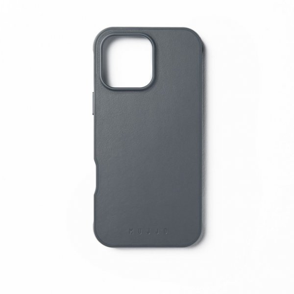Mujjo iPhone 16 Pro Max Skal Shield Case Steel Blue