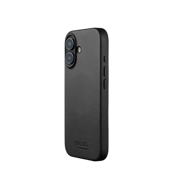 Mujjo iPhone 17 Skal Full Leather Case MagSafe Svart
