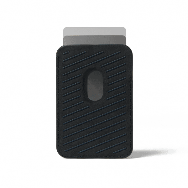 Mujjo Korthållare Full Leather Magnetic Wallet Svart