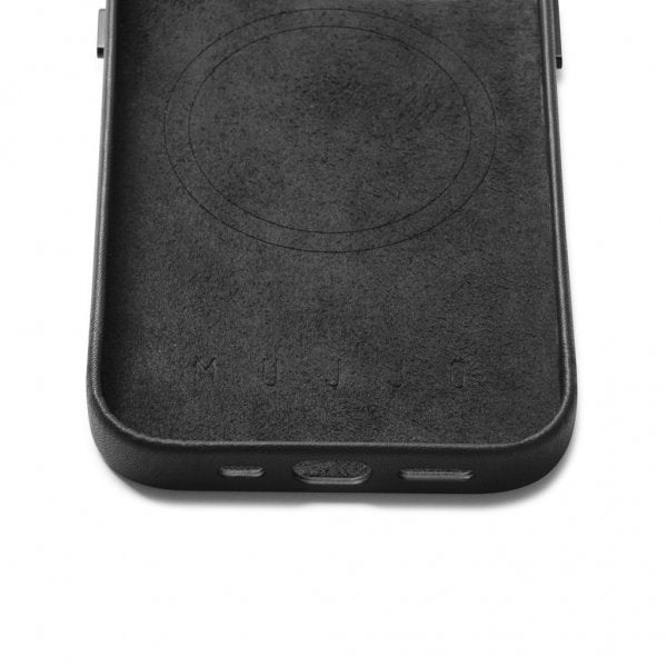 Mujjo iPhone 14 Skal Full Leather Case MagSafe Tan