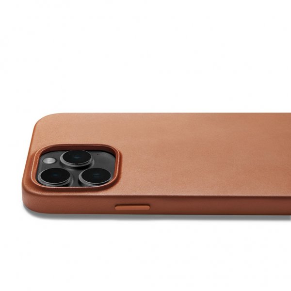 Mujjo iPhone 14 Pro Max Skal Full Leather Case MagSafe Monaco Blue