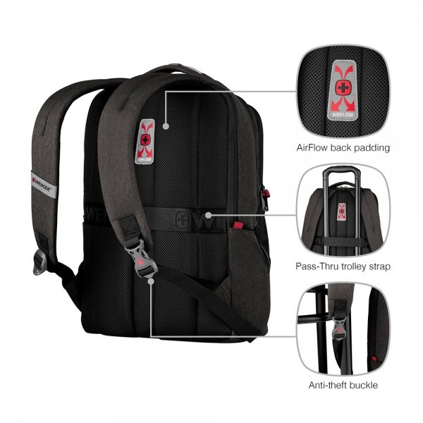 Wenger MX Professional 16" Datorryggsäck Grå