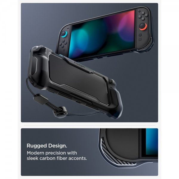 Spigen Nintendo Switch 2 Skal Rugged Armor Matte Black