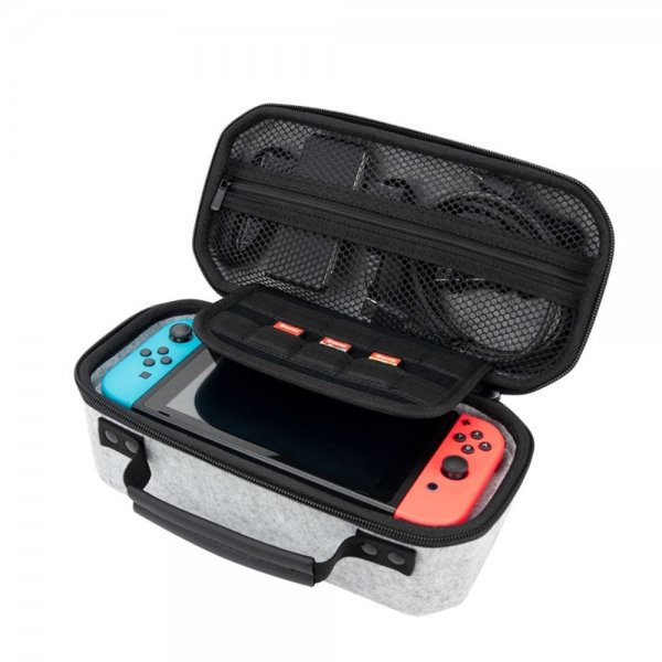 Nintendo Switch Förvaringsväska Filttextur