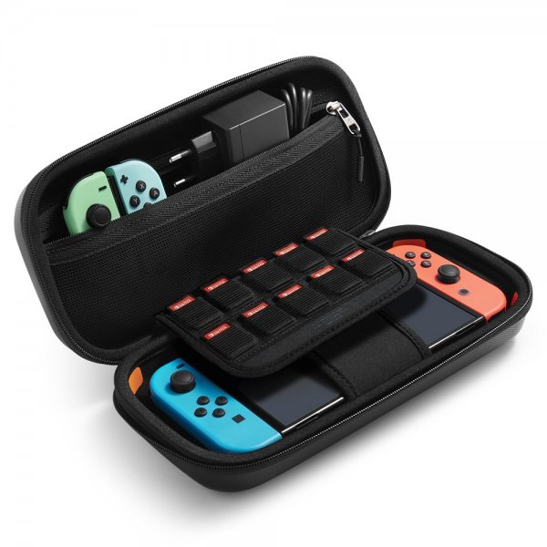 Spigen Nintendo Switch/Switch OLED Fodral Rugged Armor Pro Svart