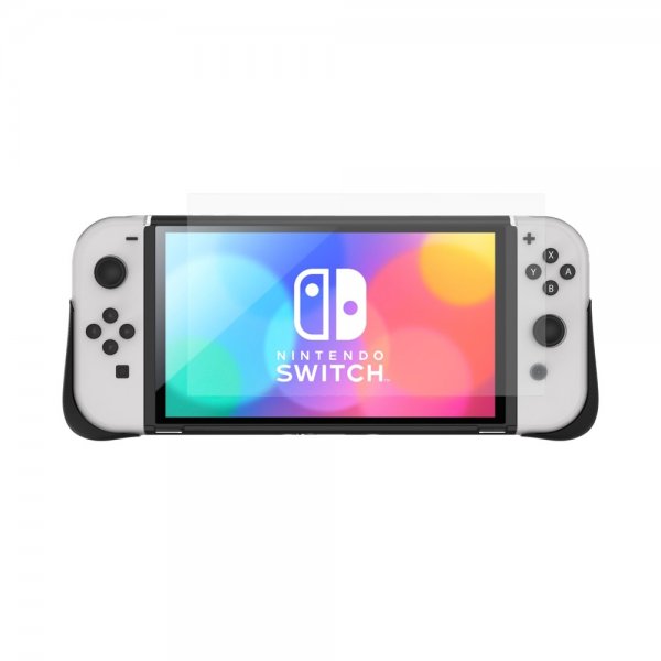 Gear4 Nintendo Switch OLED Skal med Skärmskydd Kita Grip 360 Clear