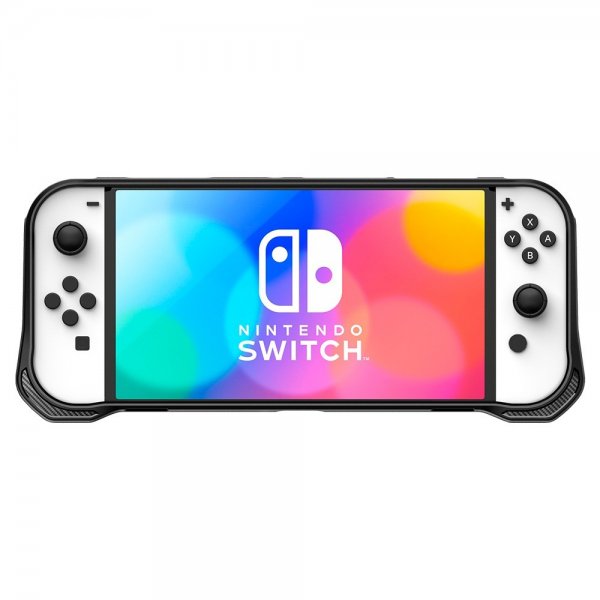 Spigen Nintendo Switch OLED Skal Rugged Armor Matte Black