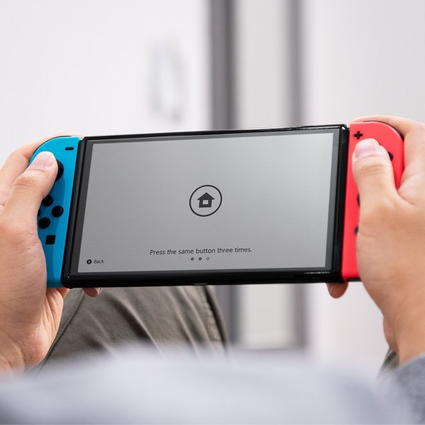 Spigen Nintendo Switch OLED Skärmskydd GLAS.tR EZ Fit 2-pack