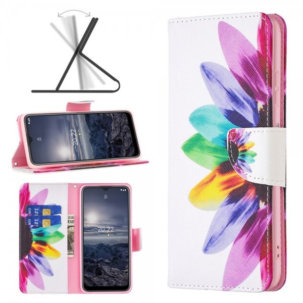 Nokia G11/G21 Fodral Motiv Färgglada Blad