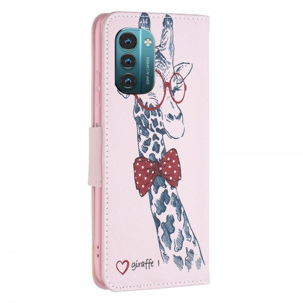 Nokia G11/G21 Fodral Motiv Giraff