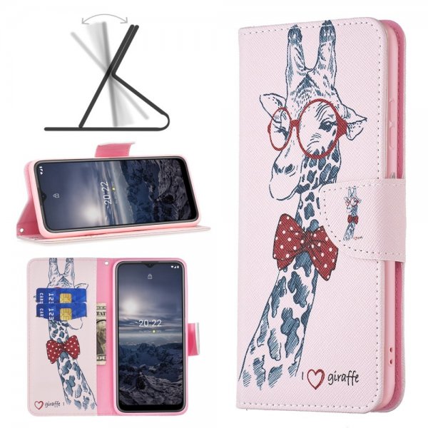 Nokia G11/G21 Fodral Motiv Giraff