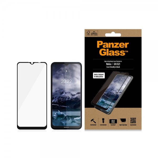 PanzerGlass Nokia G11/G21 Skärmskydd Edge-to-Edge Case Friendly