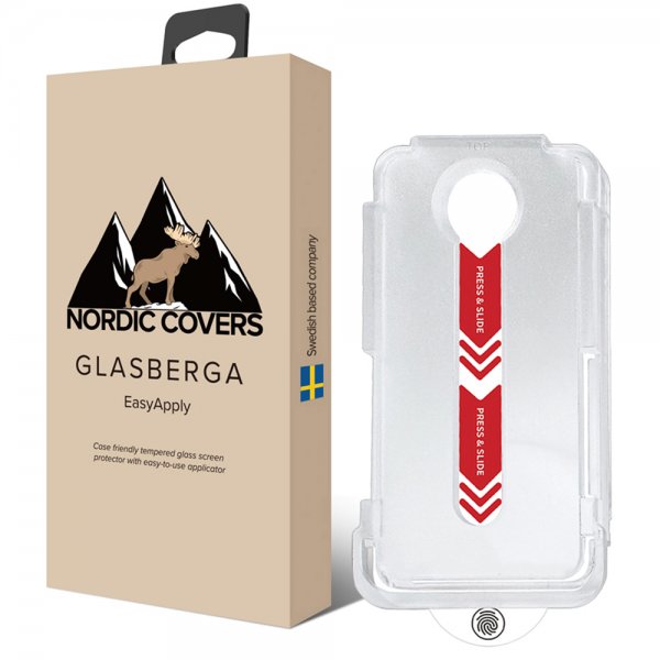 Nordic Covers iPhone 13/13 Pro/14/16e/17e Skärmskydd Glasberga EasyApply