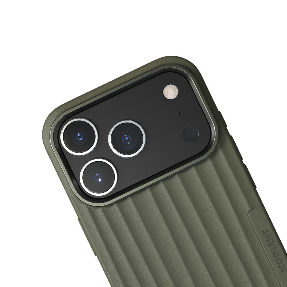 Nudient iPhone 17 Pro/iPhone 18 Pro Skal Bold Case MagSafe Olive Green