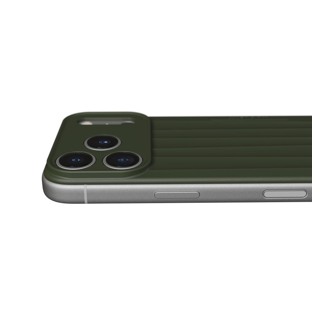 Nudient iPhone 17 Pro/iPhone 18 Pro Skal Slice Case MagSafe Pine Green