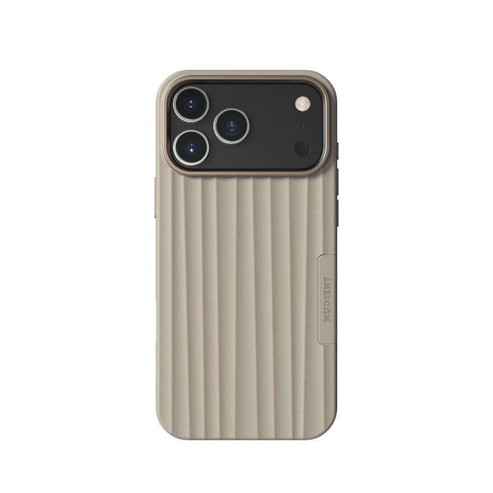 Nudient iPhone 17 Pro Max/iPhone 18 Pro Max Skal Bold Case MagSafe Linen Beige