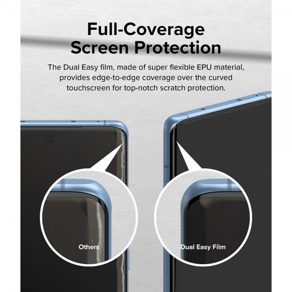 Ringke OnePlus 12R Skärmskydd Dual Easy Film 2-pack