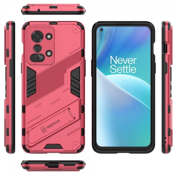 OnePlus Nord 2T Skal Stativfunktion Magenta