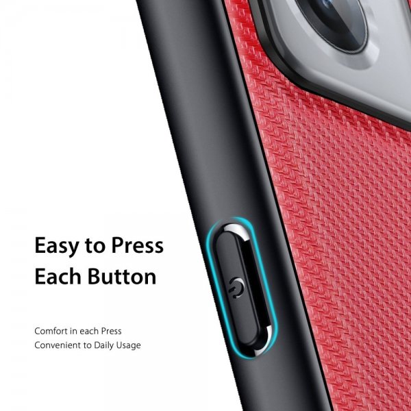 Dux Ducis OnePlus Nord CE 2 5G Skal FINO Series Röd