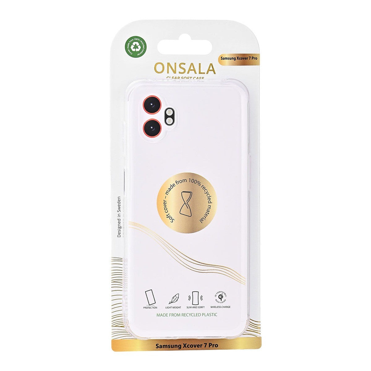 Onsala Samsung Galaxy XCover 7 Pro Skal Återvunnen TPU Transparent