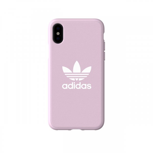 Adidas iPhone X/Xs Skal OR Moulded Case Canvas FW18 Clear Pink