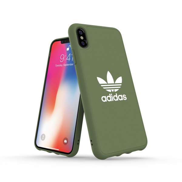 Adidas iPhone Xs Max Skal OR Moulded Case Canvas FW18 Trace Green