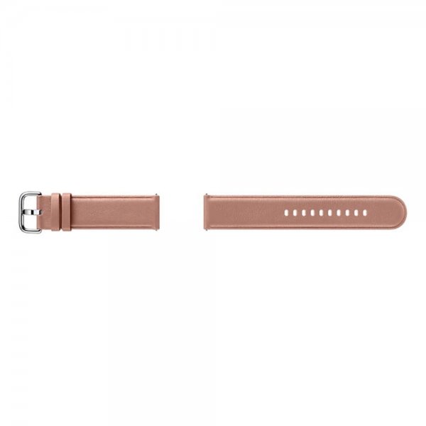 Samsung Original Armband Galaxy Watch 20mm Leather Band Roseguld