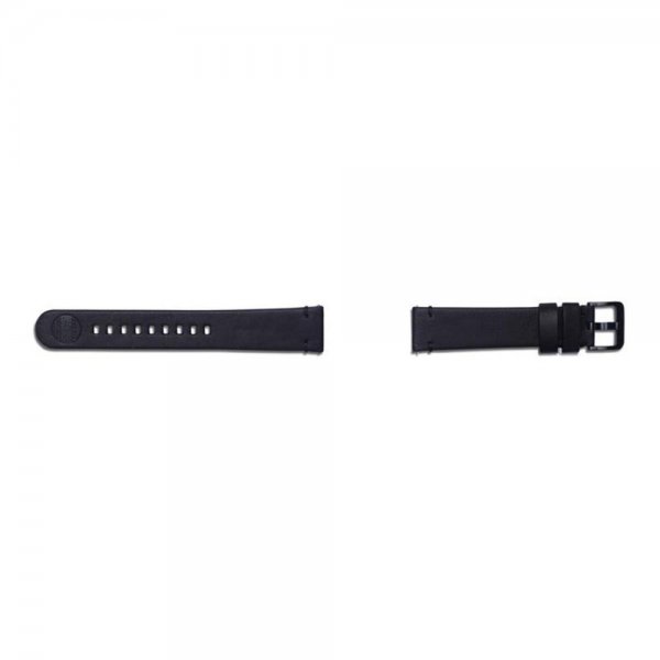 Samsung Original Armband Galaxy Watch 20mm Leather Band Svart